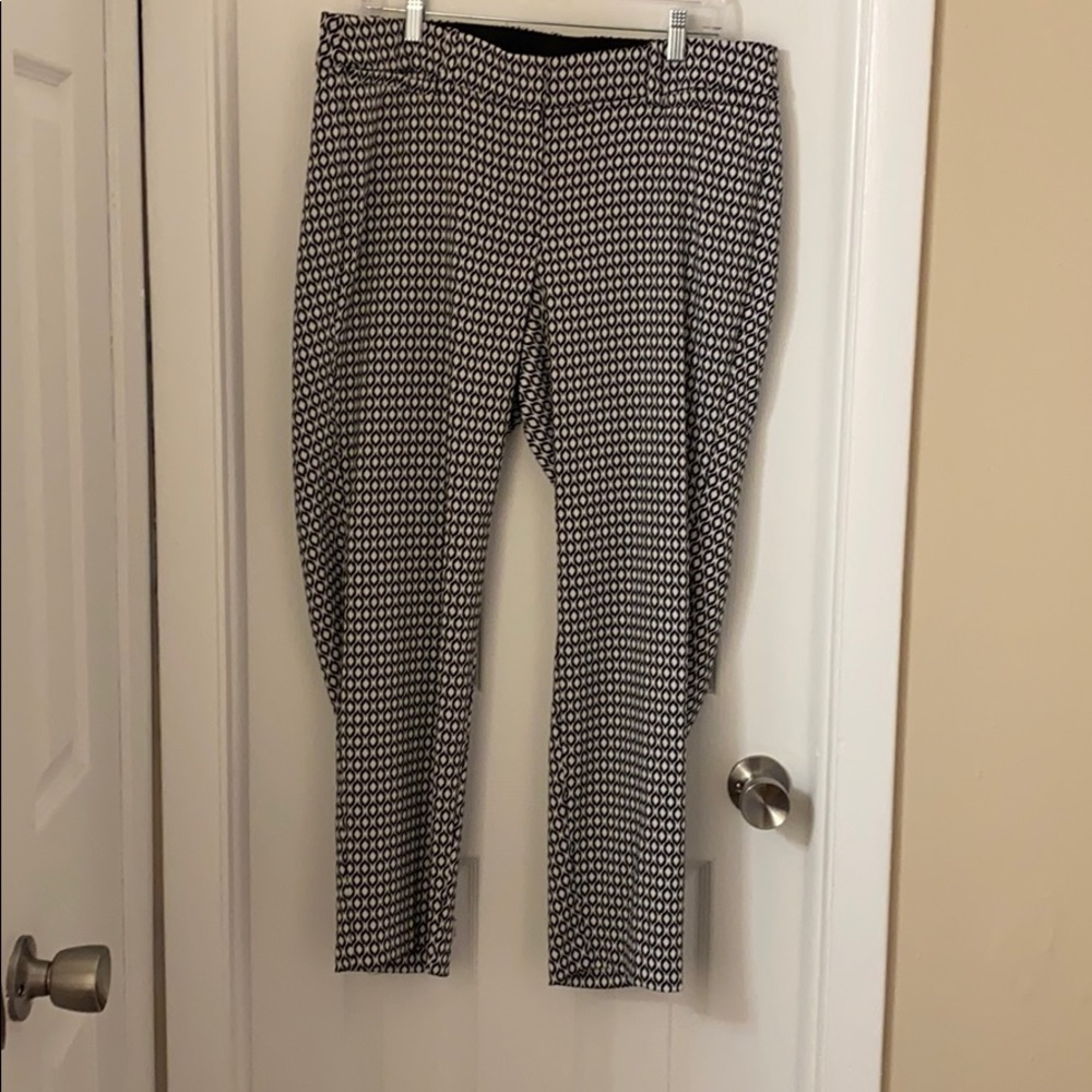 Lane Bryant - Dress Pants - Black & White Pattern